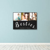Toile Collage photo de Besties modernes - Tableaux perso (Insitu (Plancher de Bois))