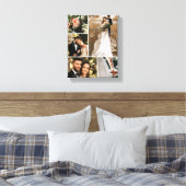 Toile Collage photo de famille de mariage personnalisé (Insitu(Chambre))