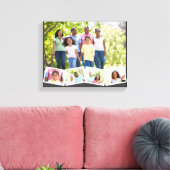 Toile Collage photo de famille Zigzag Photo Strip Dark G (Insitu(Salon))