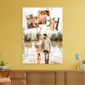 Toile Collage photo de Mariage de script Tourbillonnant  (Insitu(Salon))