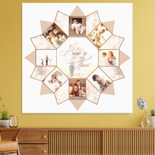 Toile Collage photo de souvenirs Tones de la Terre ID101