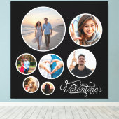 Toile Collage photo élégant Cadeau de Saint-Valentin Gra (Insitu (Plancher de Bois))