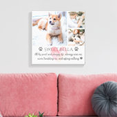 Toile Collage photo et texte personnalisé du modèle (Insitu(Salon))