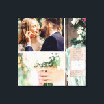 Toile Collage photo mariage<br><div class="desc">Photo Collage mariage Imprimer. 3 photos. Collection mariage.</div>
