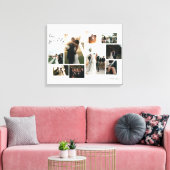 Toile Collage photo mariage simple et moderne (Insitu(Salon))