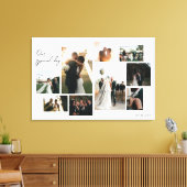 Toile Collage photo mariage simple et moderne (Insitu(Salon))