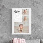 Toile Collage Photo & Meilleure Mère Citation Beau Cadea<br><div class="desc">Collage Photo & Meilleure Mère Citation Beau Cadeau. Meilleur Cadeau Personnalisé Pour Fête des Mères,  Noël,  Fête de la Femme ou Anniversaire de Maman. Surprenez Maman avec un cadeau qui est aussi Extraordinaire qu’elle.</div>