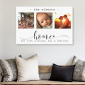 Toile Collage photo moderne Accueil Pas seulement un end