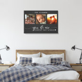 Toile Collage photo moderne You & Me Forever (Insitu(Chambre))