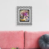 Toile Collage photo noir et blanc (Insitu(Salon))