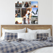 Toile Collage photo personnalisé (Insitu(Chambre))