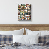 Toile Collage photo personnalisé 42 (Insitu(Chambre))