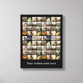 Toile Collage photo personnalisé 72 (Recto)