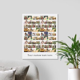 Toile Collage photo personnalisé 72