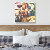 Toile Collage photo personnalisé cool (Insitu(Chambre))