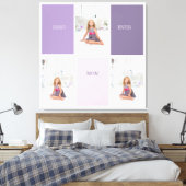 Toile Collage Photo Purple Best Mom Ever Cadeau (Insitu(Chambre))
