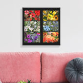 Toile Collage photo Rainbow Flower (Insitu(Salon))