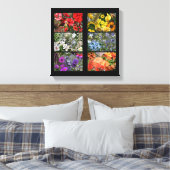 Toile Collage photo Rainbow Flower (Insitu(Chambre))