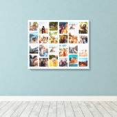 Toile Collage photo simple 24 (Insitu (Plancher de Bois))