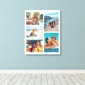 Toile Collage photo simple 5 (Insitu (Plancher de Bois))