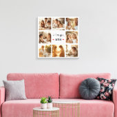 Toile Collage photo simple et chic Canvas pour maman Cad (Insitu(Salon))