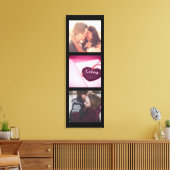 Toile Collage photo vertical (Insitu(Salon))