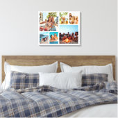 Toile Collage simple de 6 photos (Insitu(Chambre))
