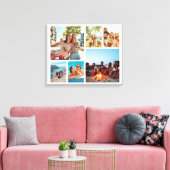 Toile Collage simple de 6 photos (Insitu(Salon))