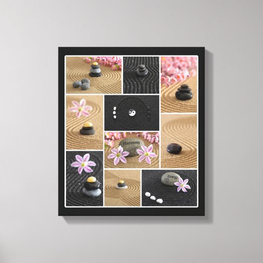 Toile Collage zen (Recto)