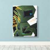 Toile Collages Bruyants Livre d'artiste Odd Noël C (Insitu (Plancher de Bois))