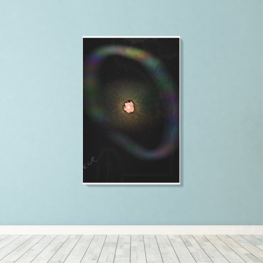 Toile Collapsing Supernova, Expanding Shell Canvas Print (Insitu (Plancher de Bois))