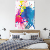 Toile Colle colorée. Peinture (Insitu(Chambre))