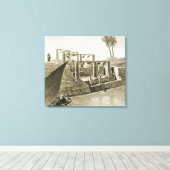 Toile Collecte de l'eau du Nil, plaque 6 du Volum (Insitu (Plancher de Bois))