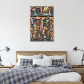 Toile Collection d'antiquités sur le mur (Insitu(Chambre))