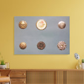 Toile Collection de boutons (Insitu(Salon))