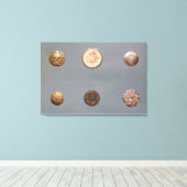 Toile Collection de boutons (Insitu (Plancher de Bois))