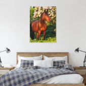 Toile collection de chevaux. Trakehner. printemps (Insitu(Chambre))
