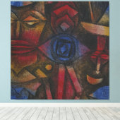 Toile Collection Paul Klee de Figurines (Insitu (Plancher de Bois))