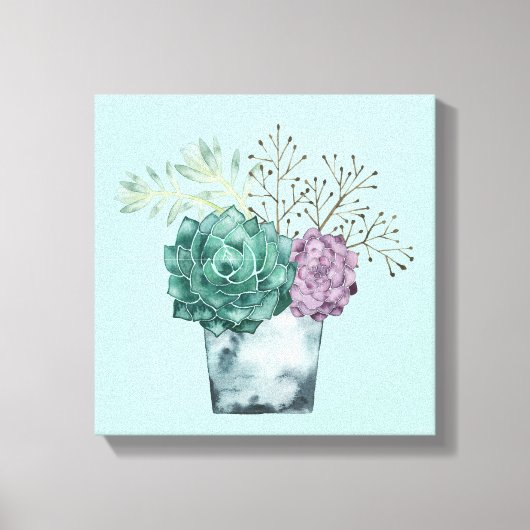 Toile Collection plante Happy | Succulents (Recto)