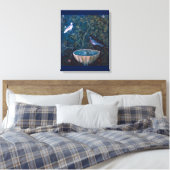 TOILE COLLECTION POMPEII / CHÈQUES DANS LE JARDIN (Insitu(Chambre))