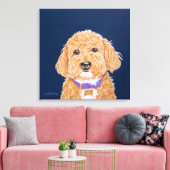 Toile Collegiate Goldendoodle (Insitu(Salon))
