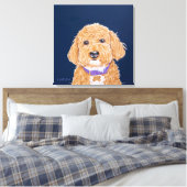 Toile Collegiate Goldendoodle (Insitu(Chambre))