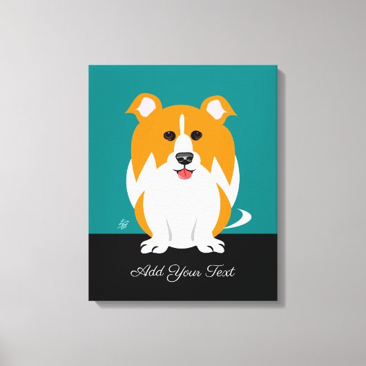 Toile Collie Dog (Recto)