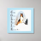 Toile Collie Est... Rough Collie Art (Recto)