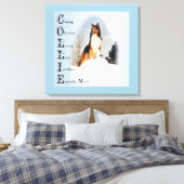 Toile Collie Est... Rough Collie Art (Insitu(Chambre))