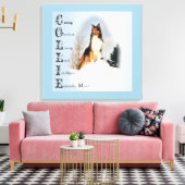 Toile Collie Est... Rough Collie Art (Insitu(Salon))