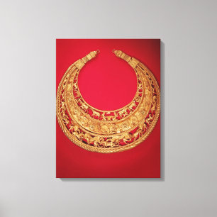 Toile Collier avec scènes pastorales