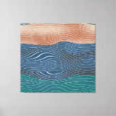 Toile Collines naturelles : motif sans soudure. (Recto)