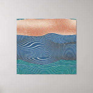 Toile Collines naturelles : motif sans soudure.