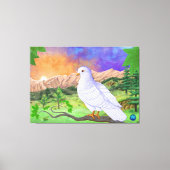 Toile Colombe | Magnifique Paysage Vibrant (Recto)